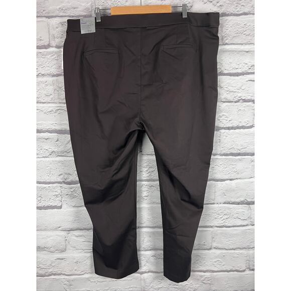NWT CATHERINES‎ Women's 30W Brown The Universal Dress Stretch Pant Straight Leg - Picture 3 of 7